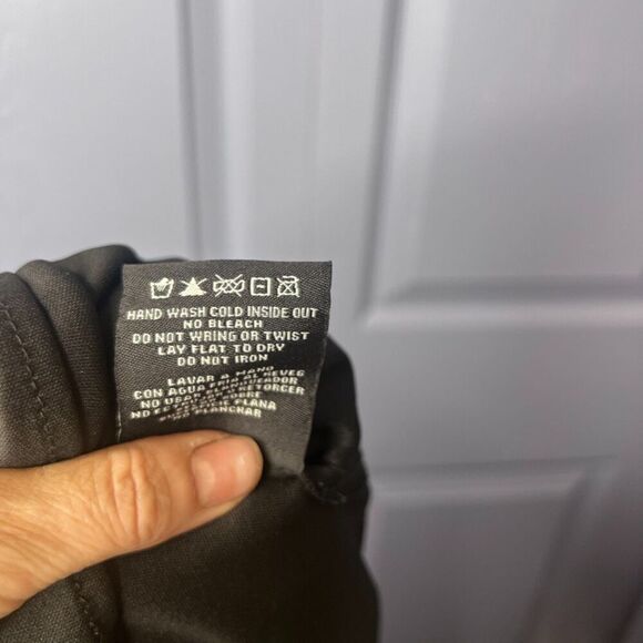 Morgan & Co Black Lace Sleeveless Ribbon Tie Back Sheath Cocktail Dress Size 7/8 - Picture 3 of 11